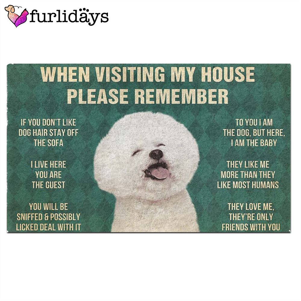 Bichons Frise s Rules Doormat Funny Doormat Gift For Dog Lovers 2 Bichons Frise s Rules Doormat Funny Doormat Gift For Dog Lovers 2