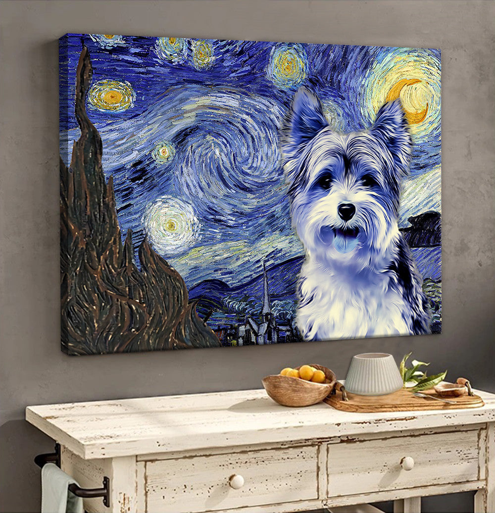 Biewer Terrier Poster Matte Canvas Dog Wall Art Prints Painting On Canvas 2 Biewer Terrier Poster Matte Canvas Dog Wall Art Prints Painting On Canvas 2
