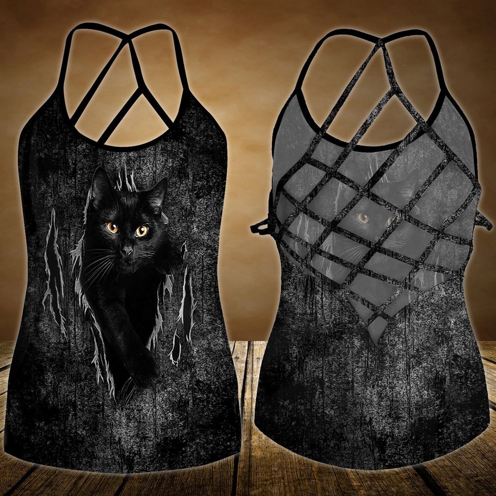 Black Cat In Night Open Back Camisole Tank Top Fitness Shirt For Women Exercise Shirt 2 iaq5t1 Black Cat In Night Open Back Camisole Tank Top Fitness Shirt For Women Exercise Shirt 2 iaq5t1