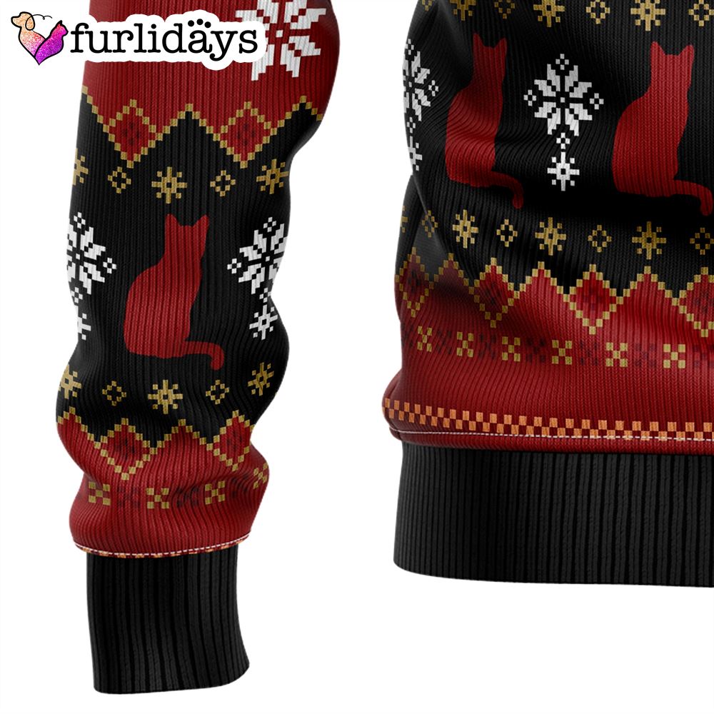 Black Cat Snowman Ugly Christmas Sweater Lover Xmas Sweater Gift Dog Memorial Gift 12 Black Cat Snowman Ugly Christmas Sweater Lover Xmas Sweater Gift Dog Memorial Gift 12