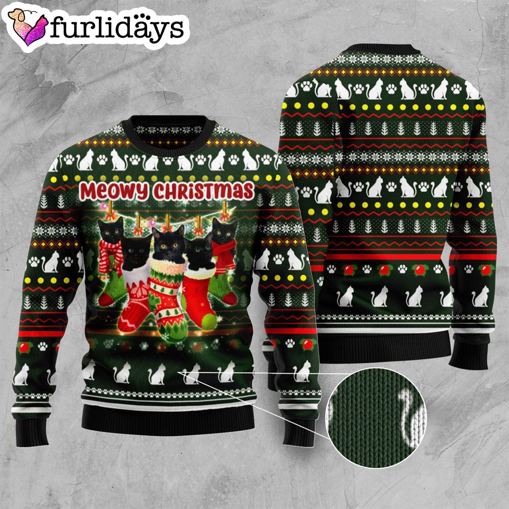Black Cat Socks Ugly Christmas Sweater Xmas Gifts For Dog Lovers Gift For Christmas 3 Black Cat Socks Ugly Christmas Sweater Xmas Gifts For Dog Lovers Gift For Christmas 3