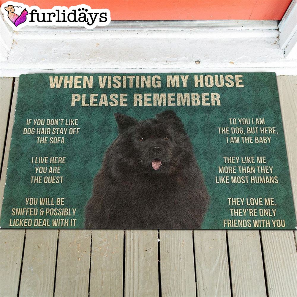 Black Chow Chows House Rules Doormat s Rules Doormat Xmas Welcome Mats Dog Memorial Gift 1 Black Chow Chows House Rules Doormat s Rules Doormat Xmas Welcome Mats Dog Memorial Gift 1