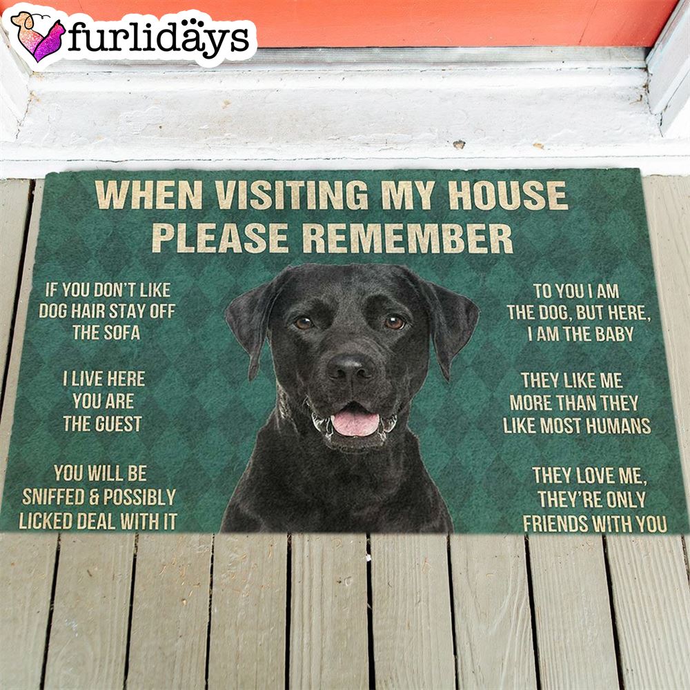 Black Labrador Retrievers House Rules Doormat s Rules Doormat Xmas Welcome Mats Gift For Dog Lovers 1 Black Labrador Retrievers House Rules Doormat s Rules Doormat Xmas Welcome Mats Gift For Dog Lovers 1