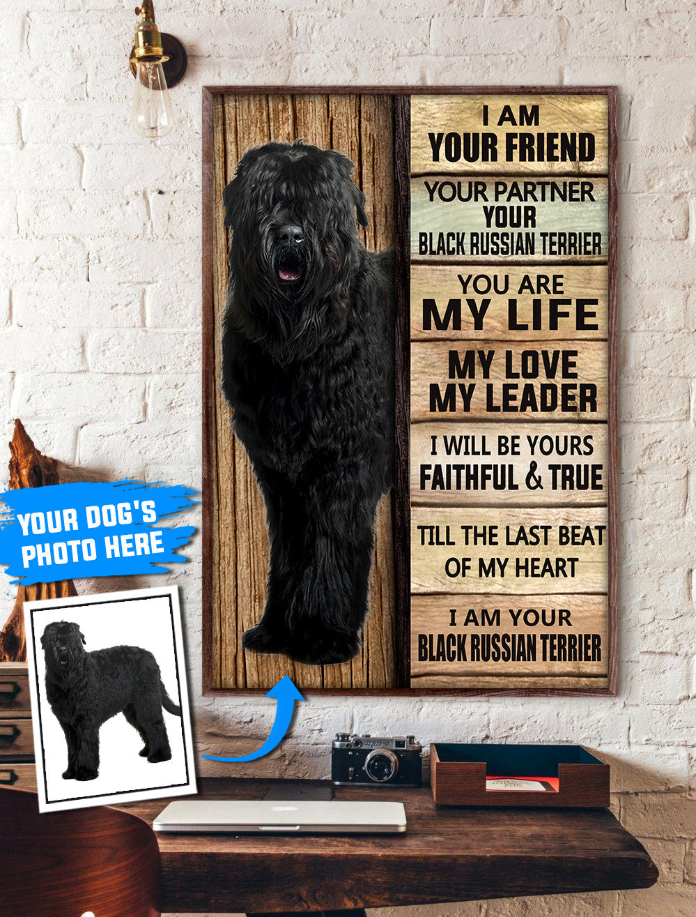 Black Russian Terrier Personalized Poster Canvas Dog Canvas Wall Art Dog Lovers Gifts For Him Or Her 1 Black Russian Terrier Personalized Poster Canvas Dog Canvas Wall Art Dog Lovers Gifts For Him Or Her 1
