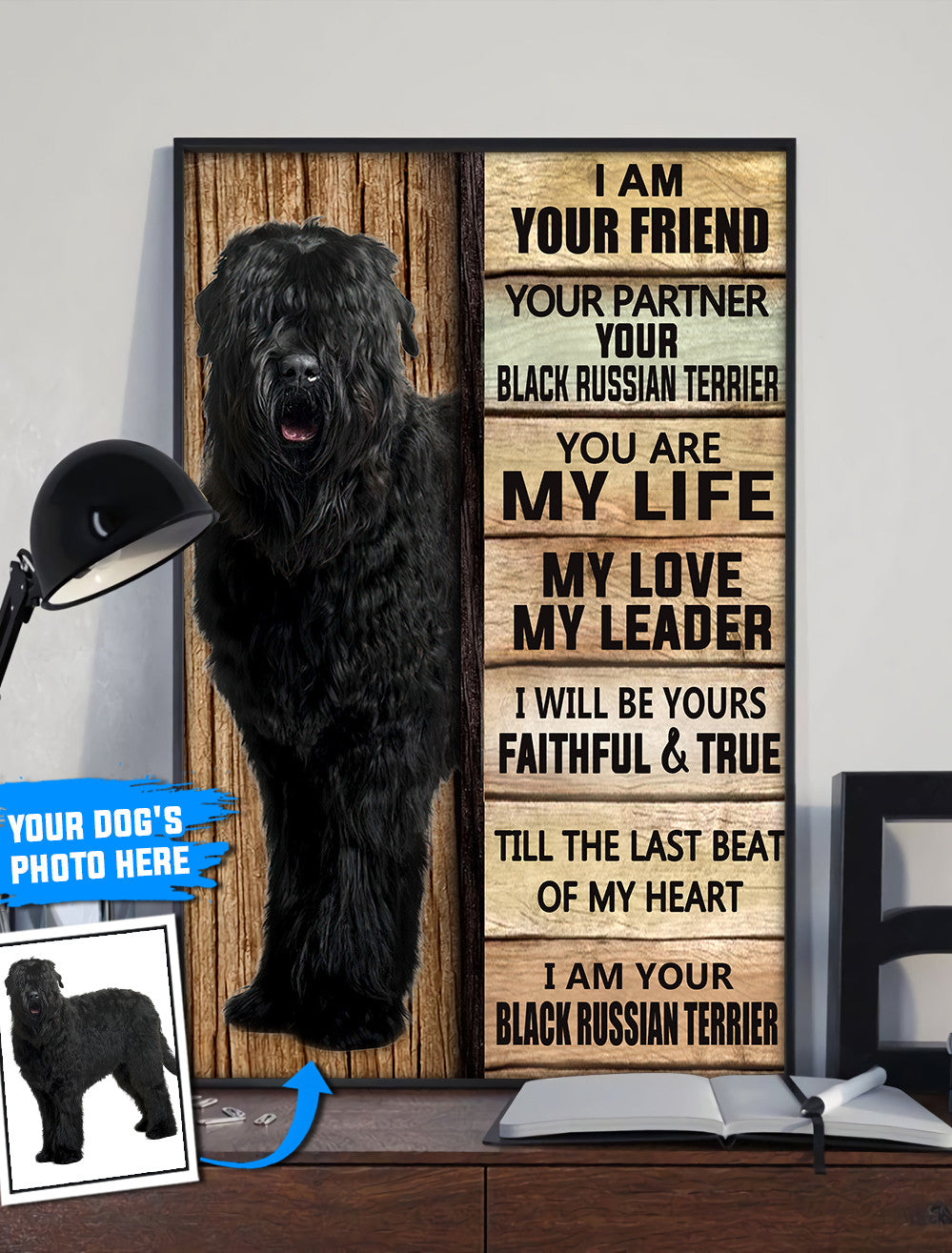 Black Russian Terrier Personalized Poster Canvas Dog Canvas Wall Art Dog Lovers Gifts For Him Or Her 3 Black Russian Terrier Personalized Poster Canvas Dog Canvas Wall Art Dog Lovers Gifts For Him Or Her 3