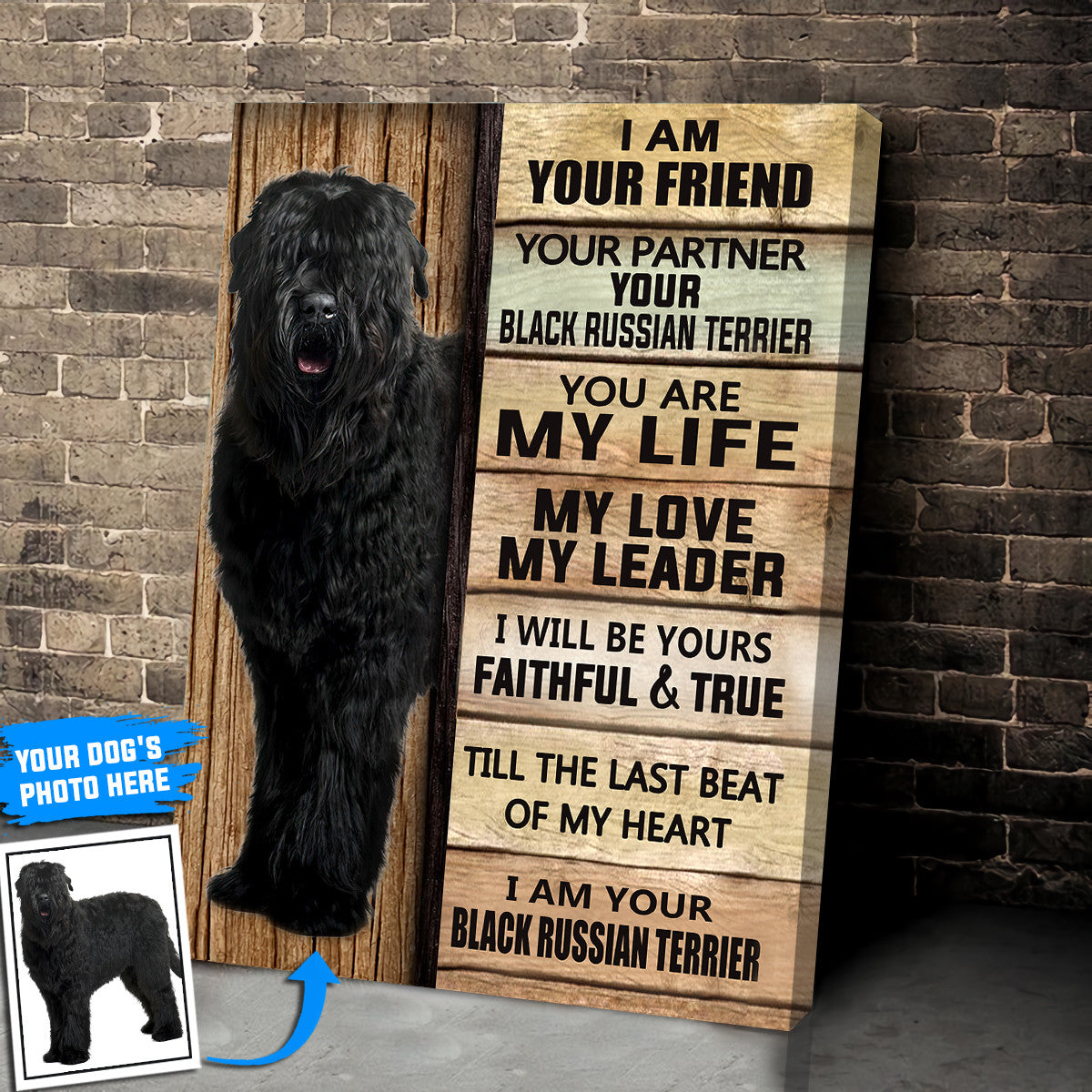 Black Russian Terrier Personalized Poster Canvas Dog Canvas Wall Art Dog Lovers Gifts For Him Or Her 4 Black Russian Terrier Personalized Poster Canvas Dog Canvas Wall Art Dog Lovers Gifts For Him Or Her 4