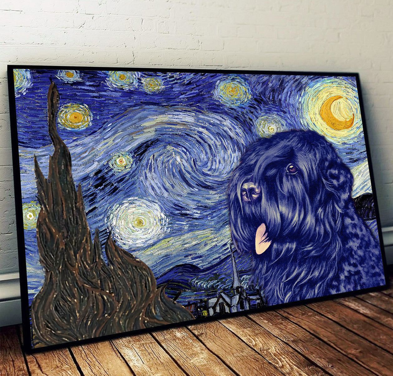 Black Russian Terrier Poster Matte Canvas Dog Wall Art Prints Painting On Canvas 1 Black Russian Terrier Poster Matte Canvas Dog Wall Art Prints Painting On Canvas 1