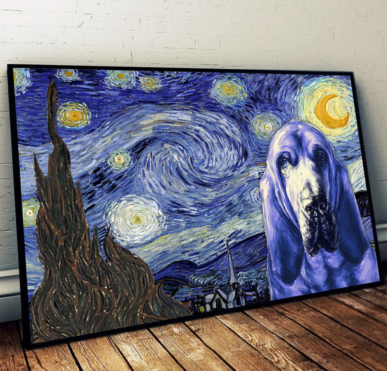 Bloodhound Poster Matte Canvas Dog Wall Art Prints Painting On Canvas 1 Bloodhound Poster Matte Canvas Dog Wall Art Prints Painting On Canvas 1