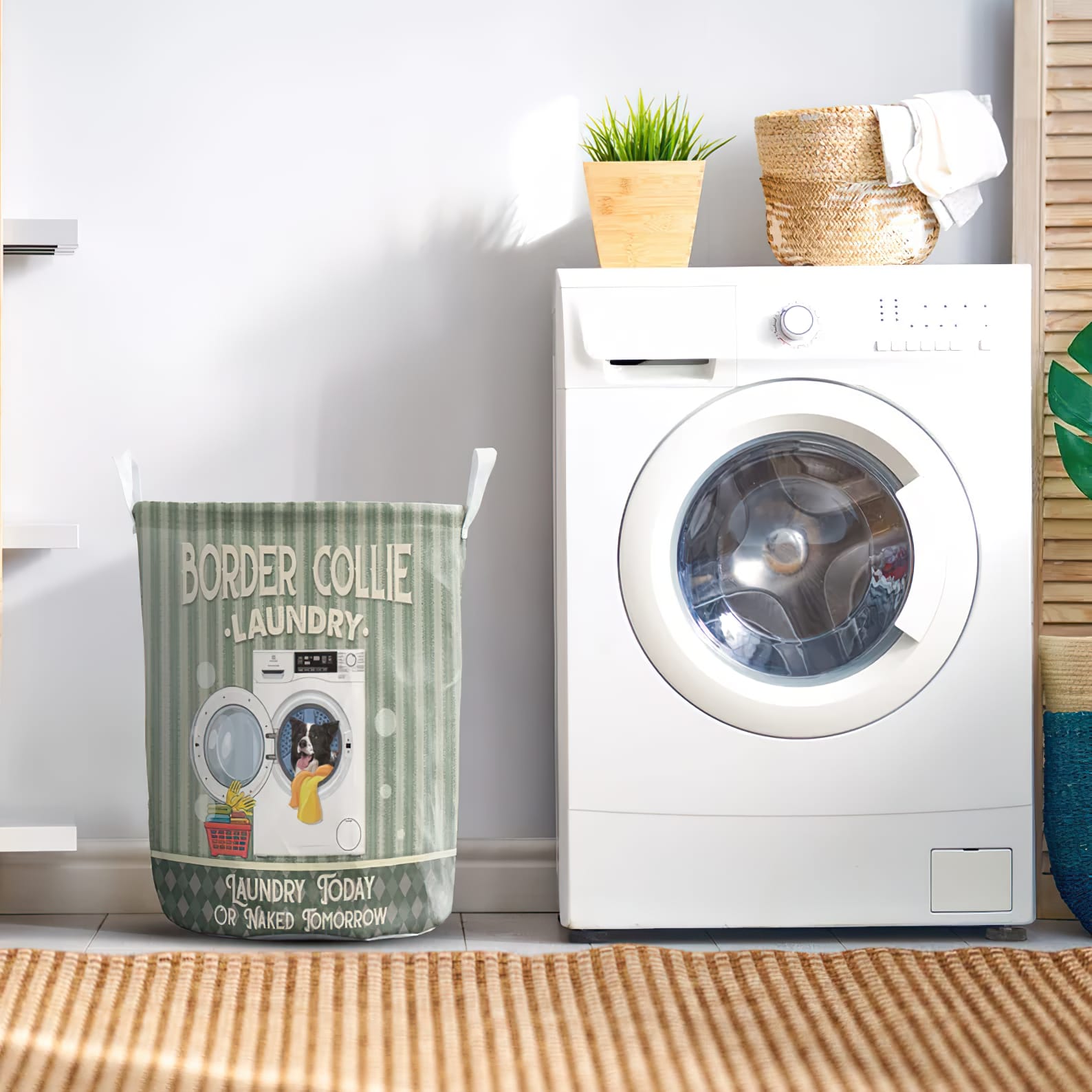 Border Collie Laundry Today Or Naked Tomorrow Laundry Basket Dog Laundry Basket Mother Gift Gift For Dog Lovers 2 Border Collie Laundry Today Or Naked Tomorrow Laundry Basket Dog Laundry Basket Mother Gift Gift For Dog Lovers 2