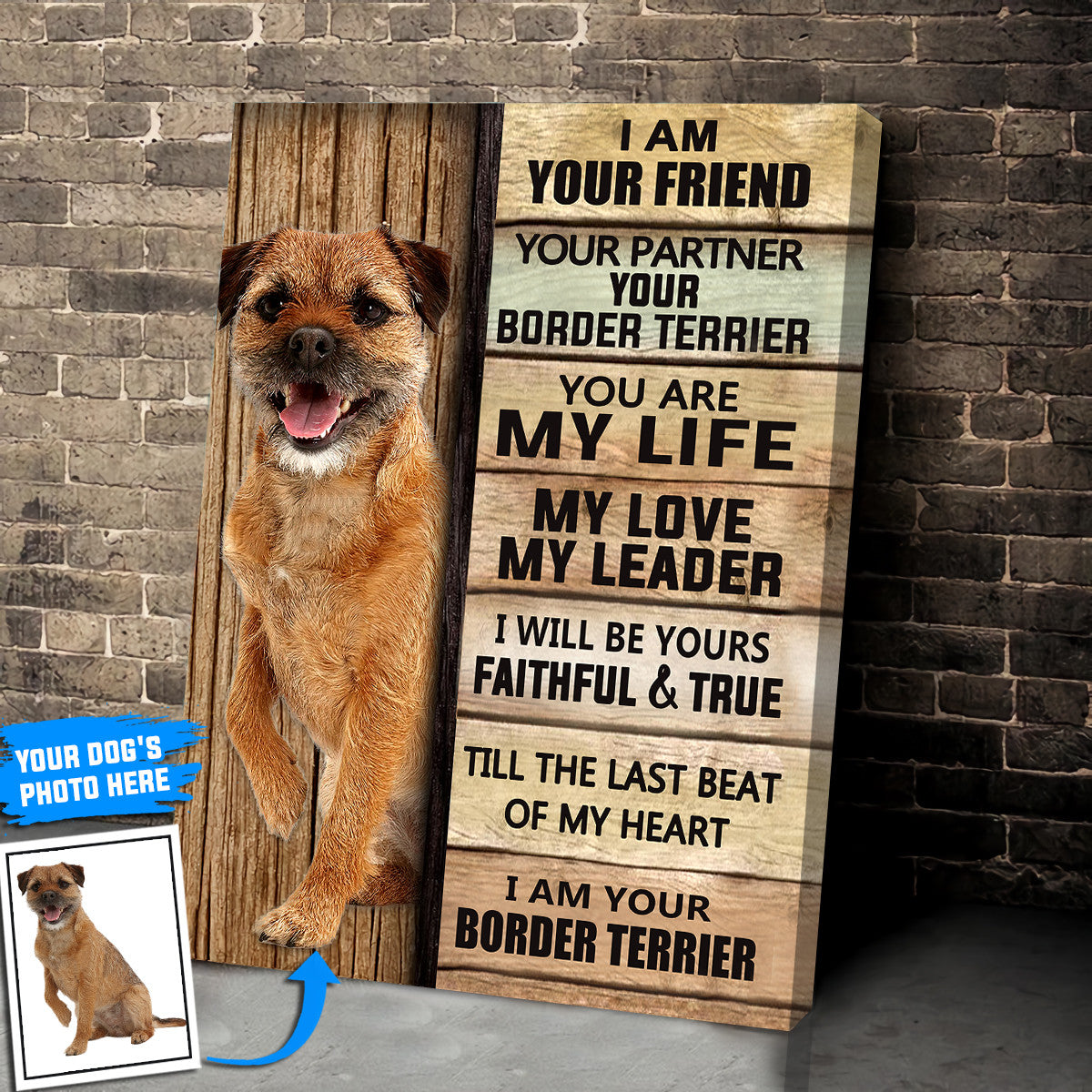 Border Terrier Personalized Poster Canvas Dog Canvas Wall Art Dog Lovers Gifts For Him Or Her 4 Border Terrier Personalized Poster Canvas Dog Canvas Wall Art Dog Lovers Gifts For Him Or Her 4