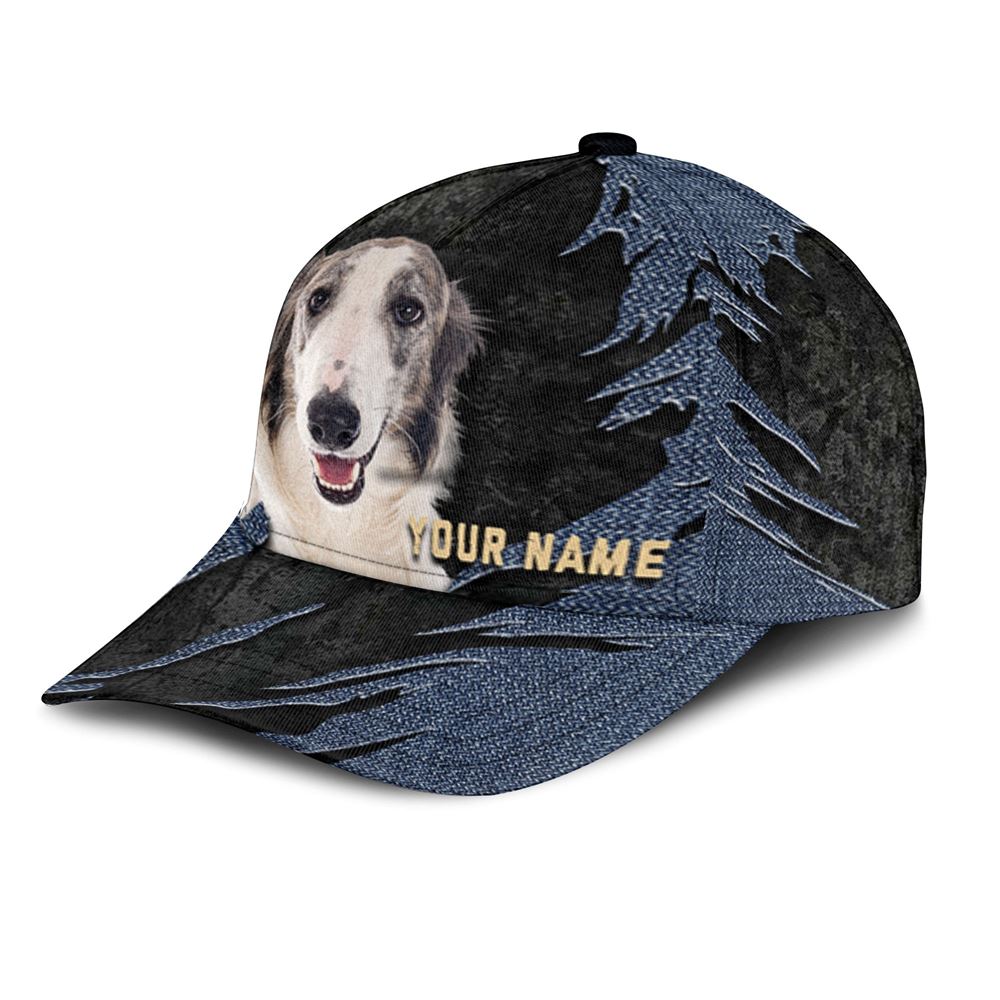 Borzoi Jean Background Custom Name Cap Classic Baseball Cap All Over Print Gift For Dog Lovers 3 dipykr Borzoi Jean Background Custom Name Cap Classic Baseball Cap All Over Print Gift For Dog Lovers 3 dipykr