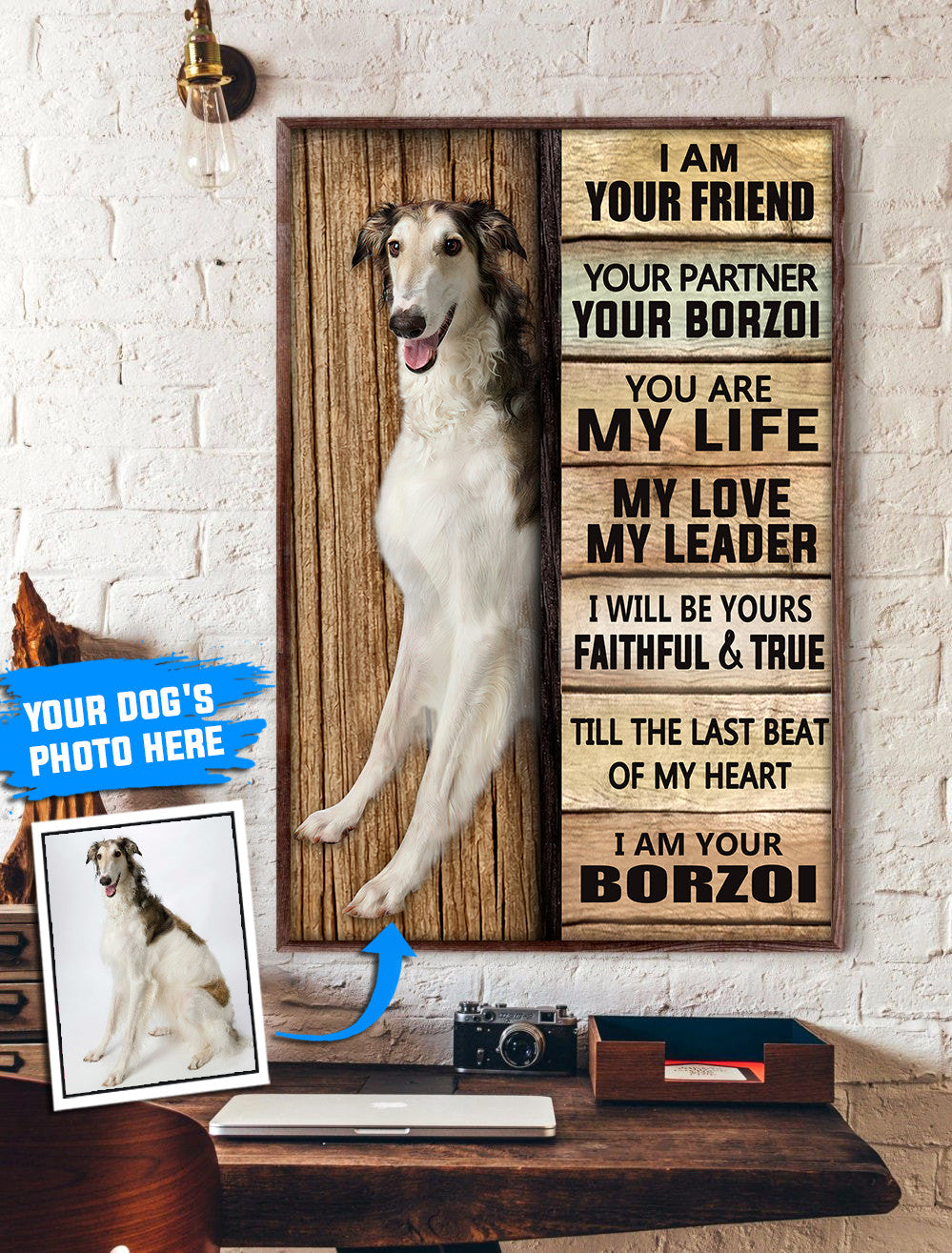 Borzoi Personalized Poster Canvas Dog Canvas Wall Art Dog Lovers Gifts For Him Or Her 1 Borzoi Personalized Poster Canvas Dog Canvas Wall Art Dog Lovers Gifts For Him Or Her 1