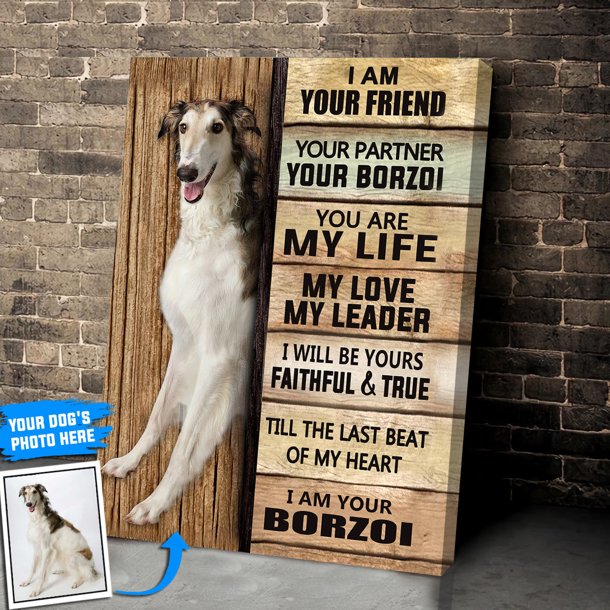Borzoi Personalized Poster Canvas Dog Canvas Wall Art Dog Lovers Gifts For Him Or Her 2 Borzoi Personalized Poster Canvas Dog Canvas Wall Art Dog Lovers Gifts For Him Or Her 2