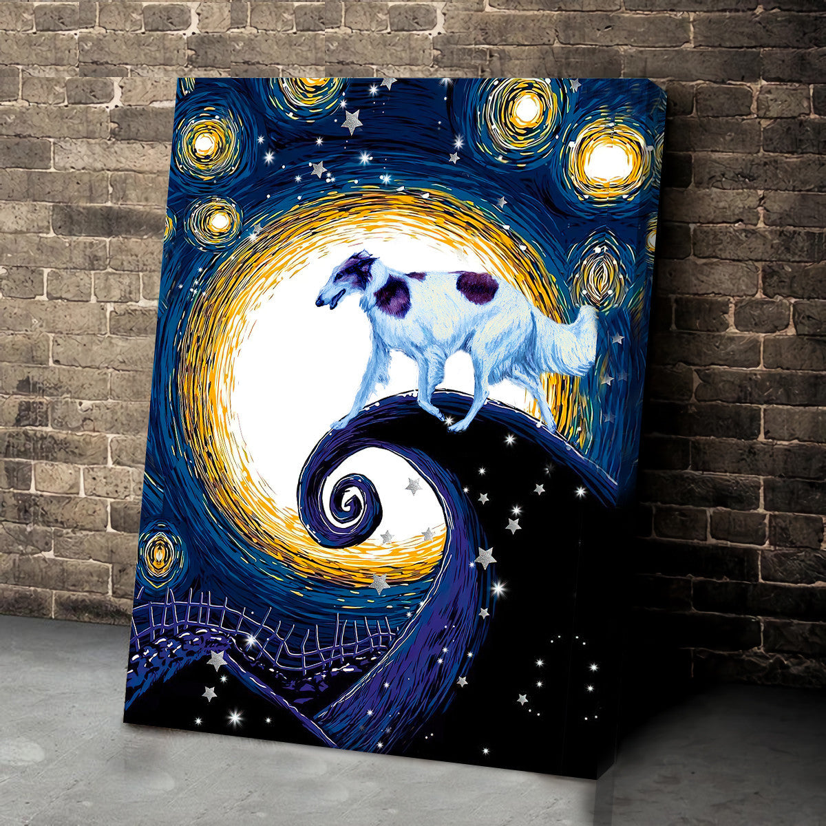 Borzoi Poster Canvas Dog Canvas Wall Art Dog Lovers Gifts For Him Or Her 3 Borzoi Poster Canvas Dog Canvas Wall Art Dog Lovers Gifts For Him Or Her 3