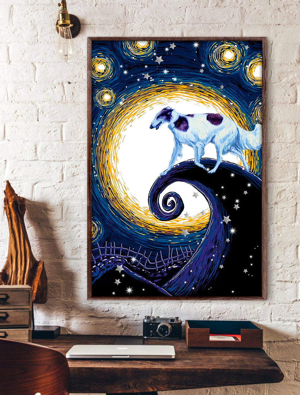 Borzoi Poster Canvas Dog Canvas Wall Art Dog Lovers Gifts For Him Or Her 4 Borzoi Poster Canvas Dog Canvas Wall Art Dog Lovers Gifts For Him Or Her 4