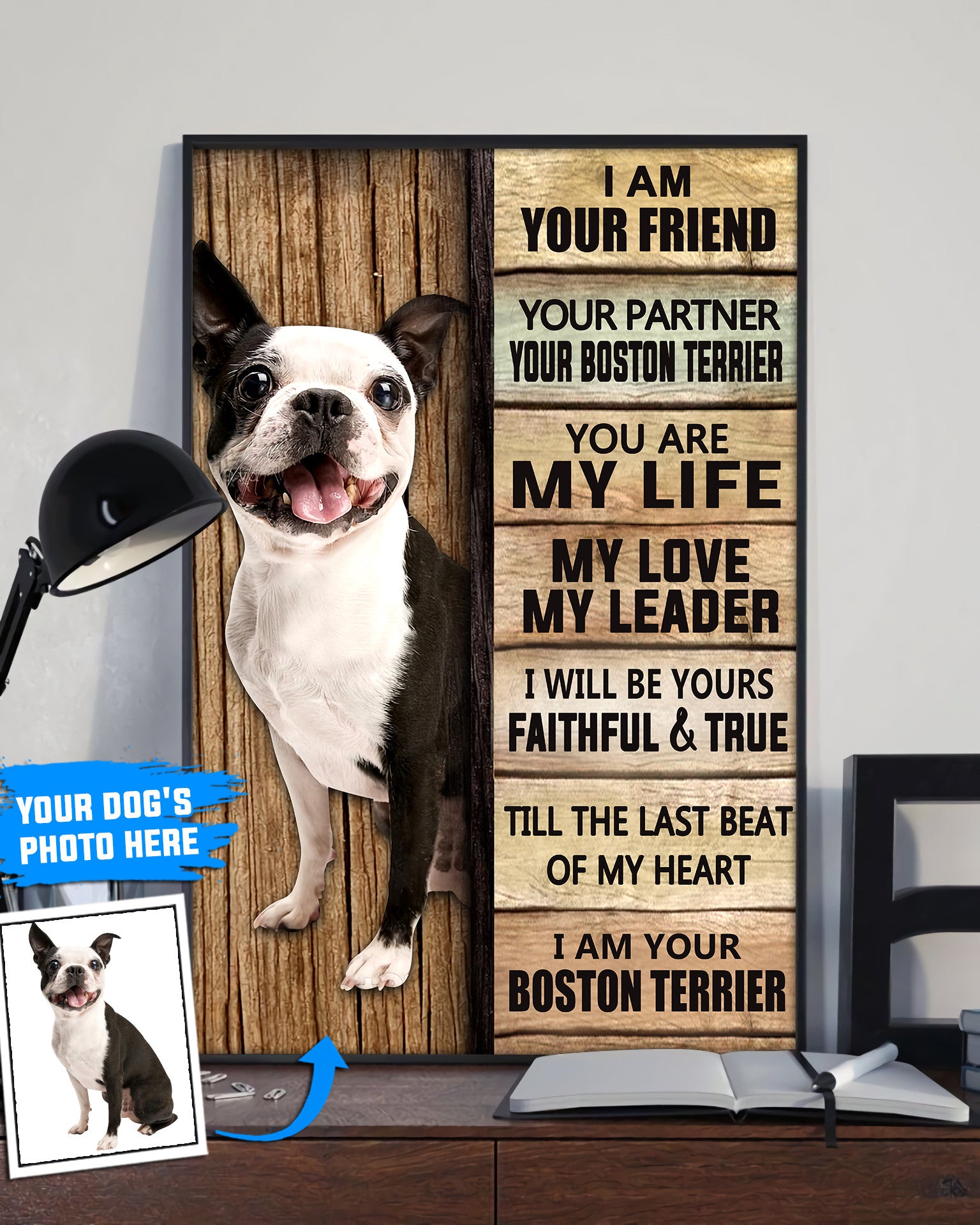 Boston Terrier Personalized Poster Canvas Dog Canvas Wall Art Dog Lovers Gifts For Him Or Her 3 Boston Terrier Personalized Poster Canvas Dog Canvas Wall Art Dog Lovers Gifts For Him Or Her 3