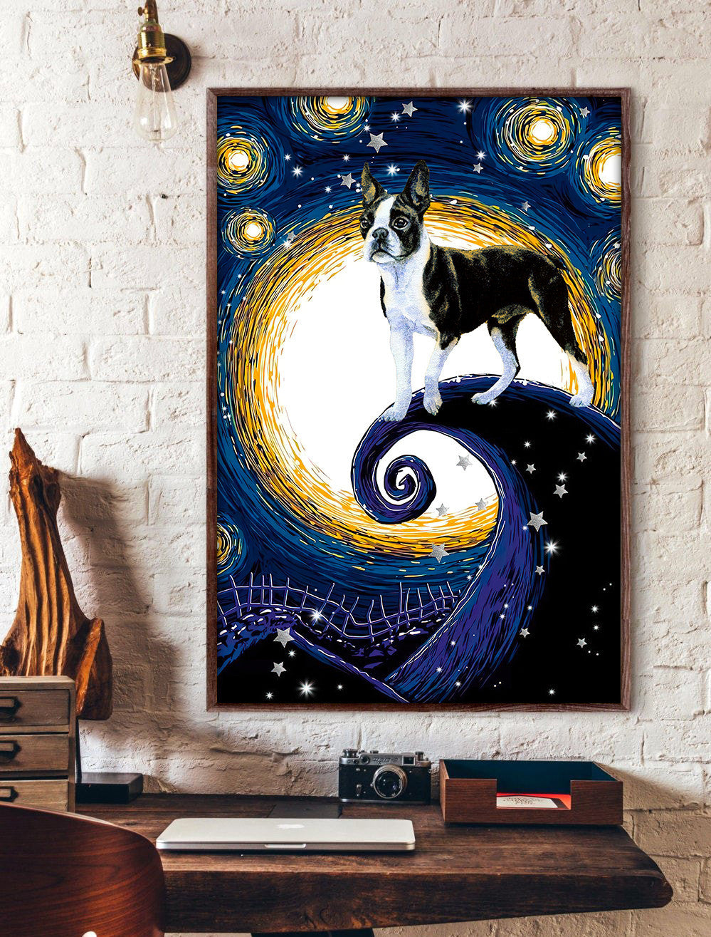 Boston Terrier Poster Canvas Dog Canvas Wall Art Dog Lovers Gifts For Him Or Her 4 Boston Terrier Poster Canvas Dog Canvas Wall Art Dog Lovers Gifts For Him Or Her 4