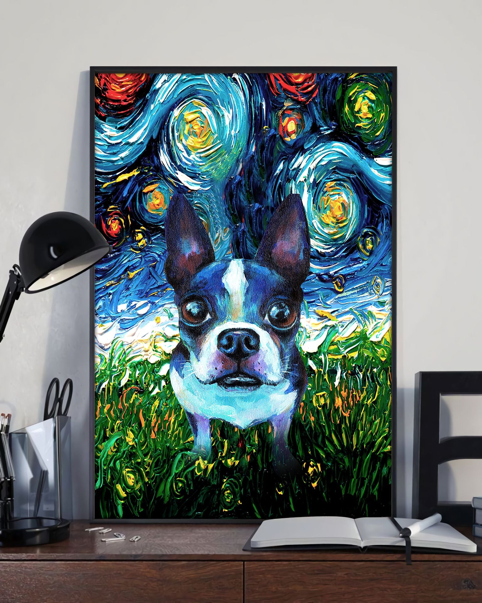 Boston Terrier Poster Matte Canvas Dog Canvas Art Poster To Print Gift For Dog Lovers 2 Boston Terrier Poster Matte Canvas Dog Canvas Art Poster To Print Gift For Dog Lovers 2