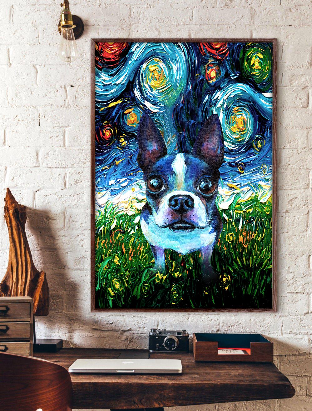 Boston Terrier Poster Matte Canvas Dog Canvas Art Poster To Print Gift For Dog Lovers 3 Boston Terrier Poster Matte Canvas Dog Canvas Art Poster To Print Gift For Dog Lovers 3