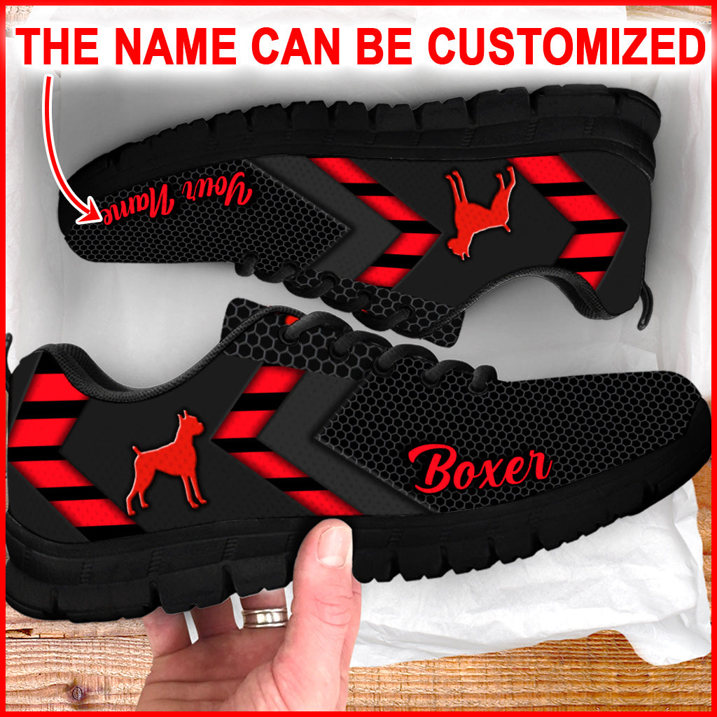 Boxer Dog Lover Shoes Simplify Style Sneakers Walking Shoes Personalized Custom Best Gift For Dog Lover 3 Boxer Dog Lover Shoes Simplify Style Sneakers Walking Shoes Personalized Custom Best Gift For Dog Lover 3