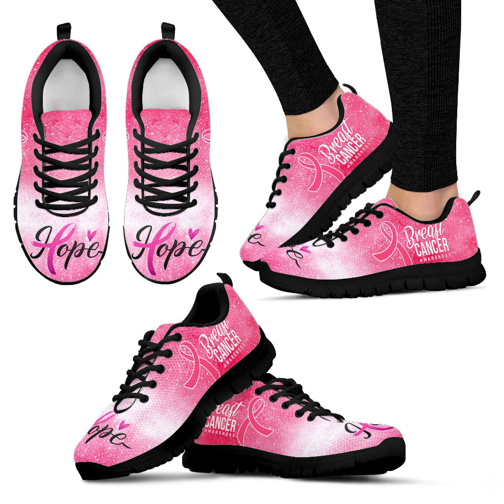 Breast Cancer Hope Shoes Sneaker Walking Shoes Best Gift For Men And Women Cancer Awareness Shoes 1