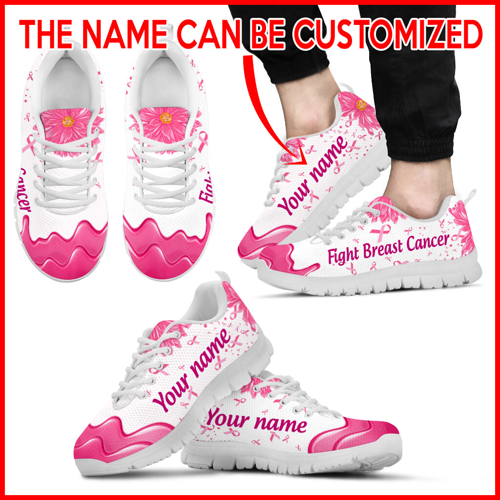 Breast Cancer Shoes Daisy Flower Fashion Sneaker Walking Shoes Personalized Custom Best Gift For Men And Women 1 Breast Cancer Shoes Daisy Flower Fashion Sneaker Walking Shoes Personalized Custom Best Gift For Men And Women 1