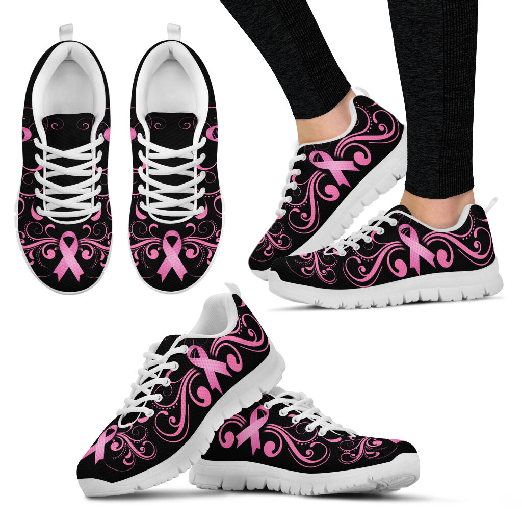 Breast Cancer Shoes Flower Ribbon Sneaker Walking Shoes Best Shoes For Men And Women Cancer Awareness Shoes 1 Breast Cancer Shoes Flower Ribbon Sneaker Walking Shoes Best Shoes For Men And Women Cancer Awareness Shoes 1