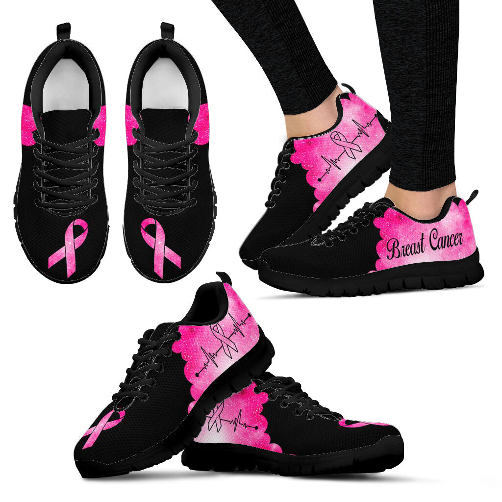 Breast Cancer Shoes Pink Black Sneaker Walking Shoes Best Gift For Men And Women Cancer Awareness Shoes 1 Breast Cancer Shoes Pink Black Sneaker Walking Shoes Best Gift For Men And Women Cancer Awareness Shoes 1