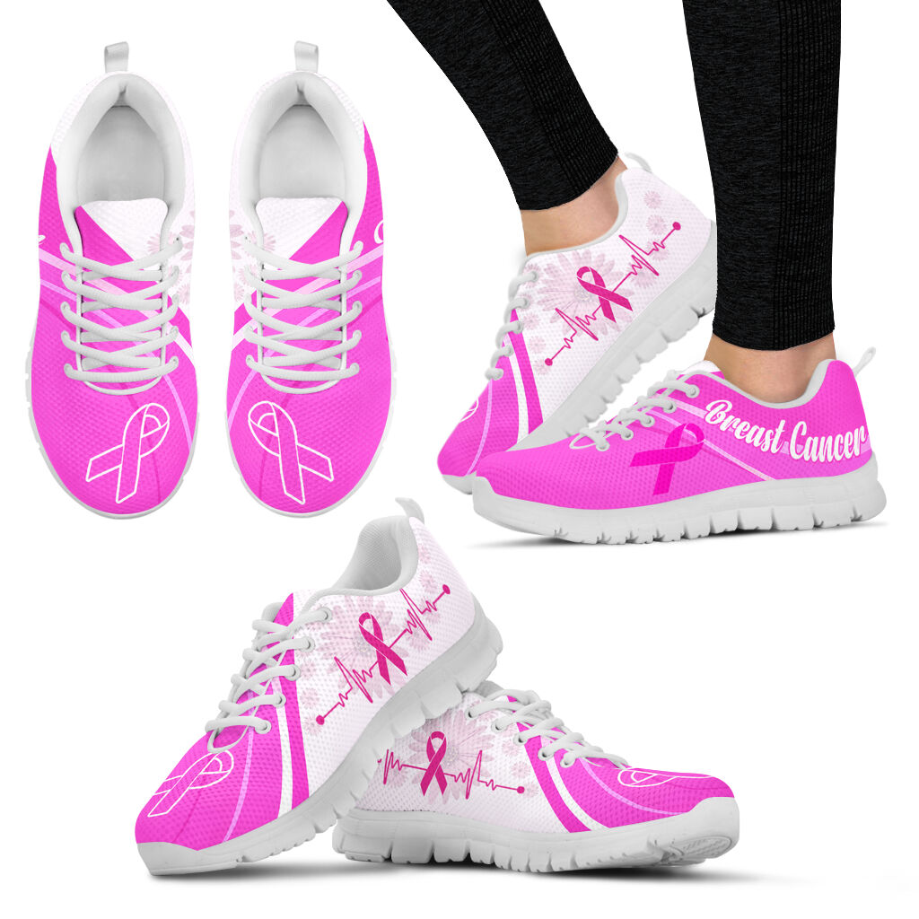 Breast Cancer Shoes Pink White Sneaker Walking Shoes Best Shoes For Men And Women Cancer Awareness Shoes 1 Breast Cancer Shoes Pink White Sneaker Walking Shoes Best Shoes For Men And Women Cancer Awareness Shoes 1