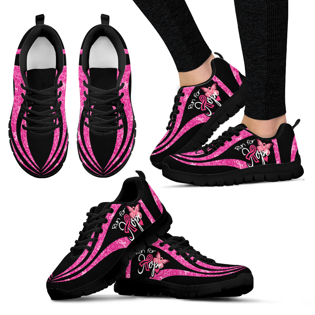 Breast Cancer Shoes Run For Hope Sneaker Walking Shoes Best Shoes For Men And Women Cancer Awareness Shoes 1