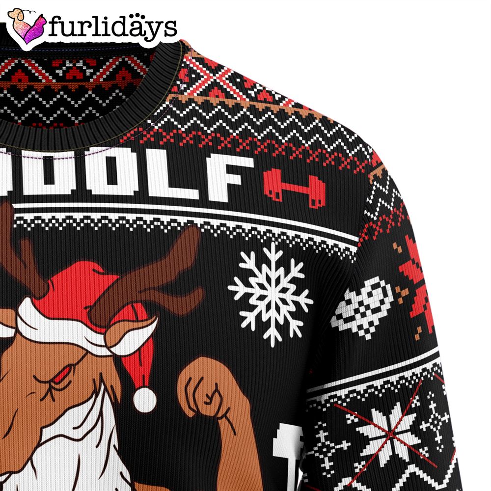 Brodolf The Red Nose Gainzdeer Gym Ugly Christmas Sweater Lover Xmas Sweater Gift 6 Brodolf The Red Nose Gainzdeer Gym Ugly Christmas Sweater Lover Xmas Sweater Gift 6