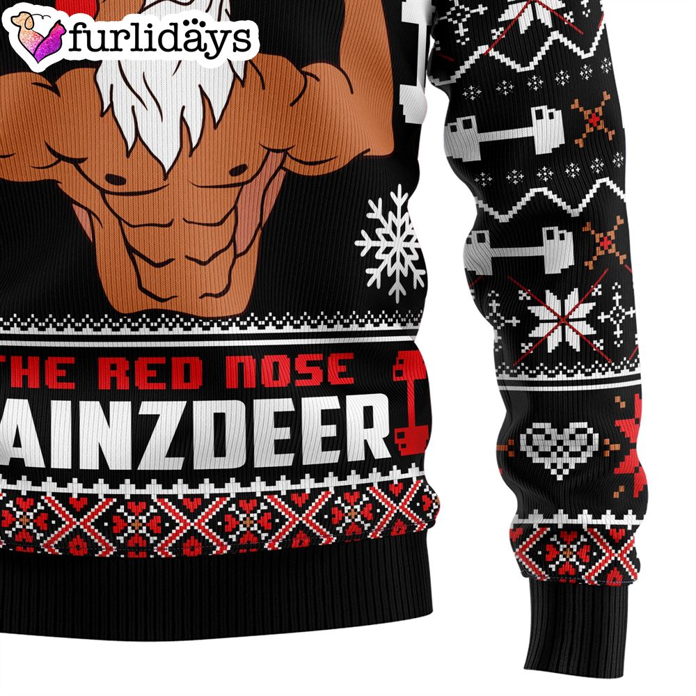 Brodolf The Red Nose Gainzdeer Gym Ugly Christmas Sweater Lover Xmas Sweater Gift 7 Brodolf The Red Nose Gainzdeer Gym Ugly Christmas Sweater Lover Xmas Sweater Gift 7