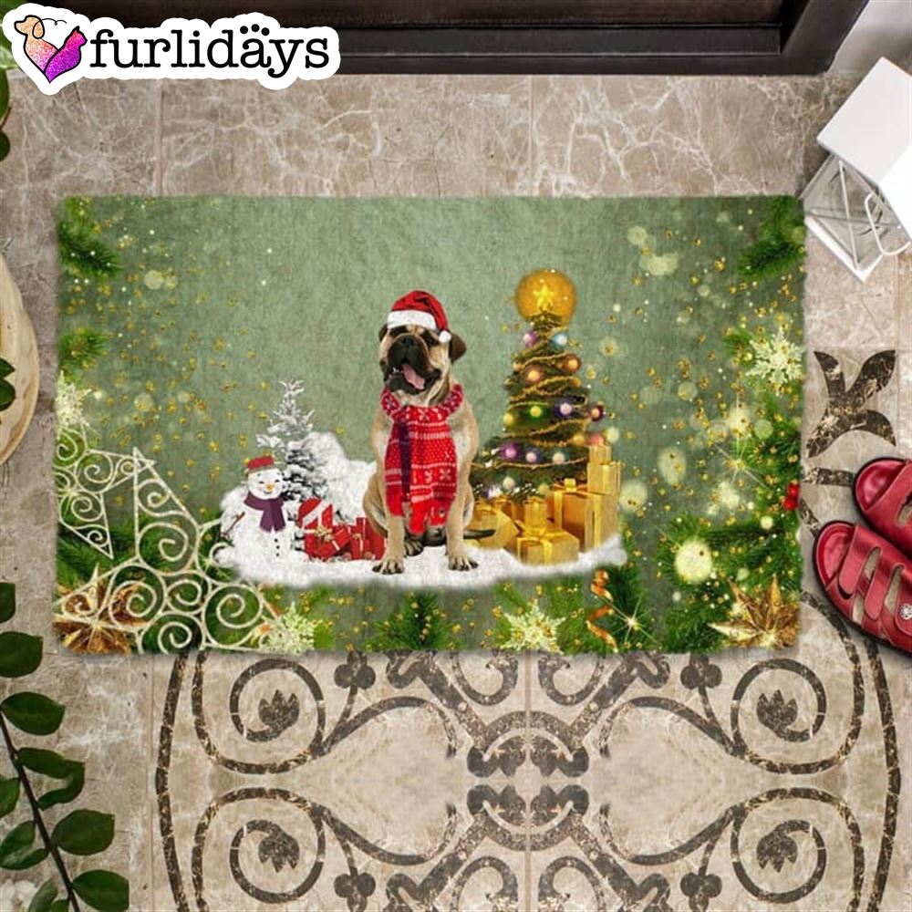 Bull Mastiff Merry Christmas Doormat Xmas Welcome Mats Gift For Dog Lovers 1 Bull Mastiff Merry Christmas Doormat Xmas Welcome Mats Gift For Dog Lovers 1