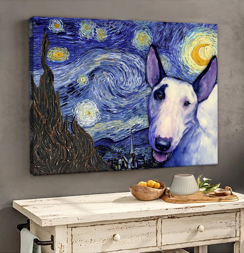 Bull Terrier Poster Matte Canvas Dog Wall Art Prints Canvas Wall Art Decor 2 Bull Terrier Poster Matte Canvas Dog Wall Art Prints Canvas Wall Art Decor 2