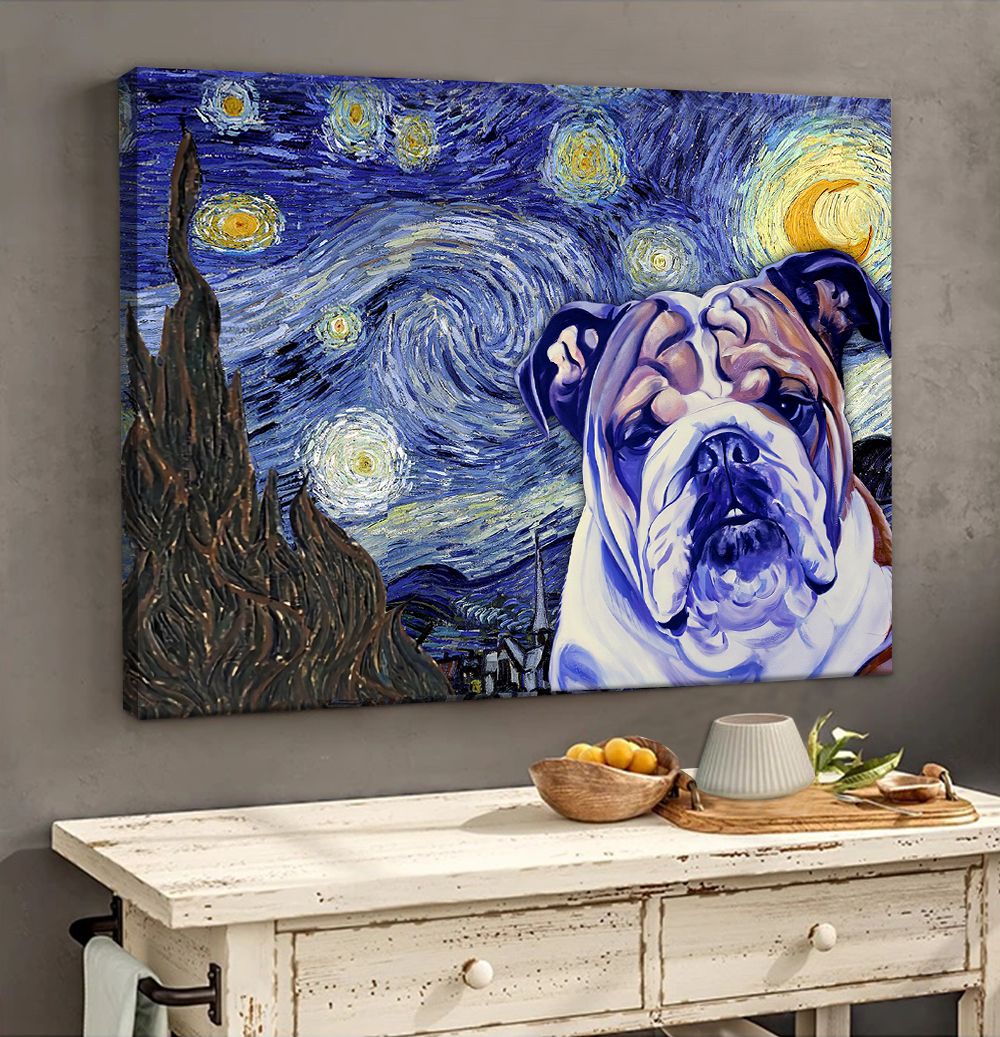 Bulldog Poster Matte Canvas Dog Wall Art Prints Canvas Wall Art Decor 2 Bulldog Poster Matte Canvas Dog Wall Art Prints Canvas Wall Art Decor 2