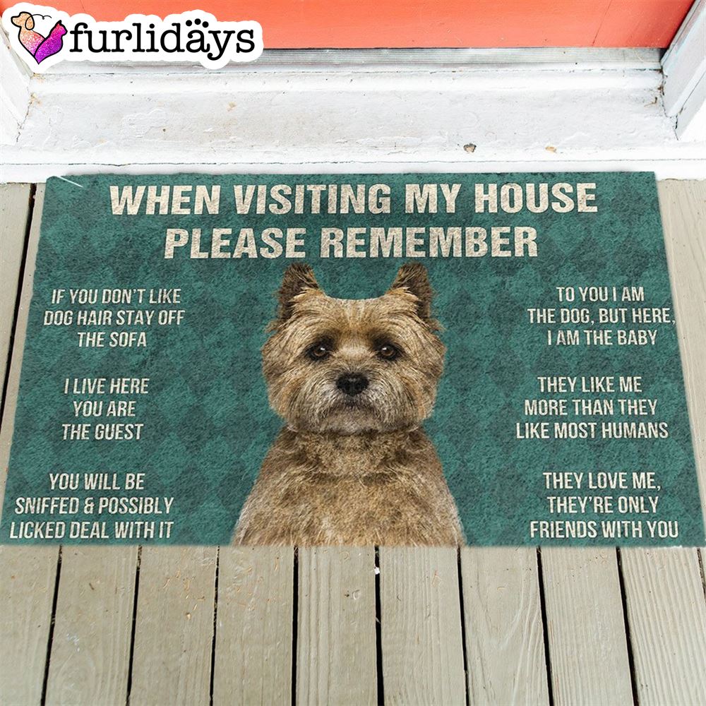 Cairn Terrier s Rules Doormat Funny Doormat Gift For Dog Lovers 1 Cairn Terrier s Rules Doormat Funny Doormat Gift For Dog Lovers 1