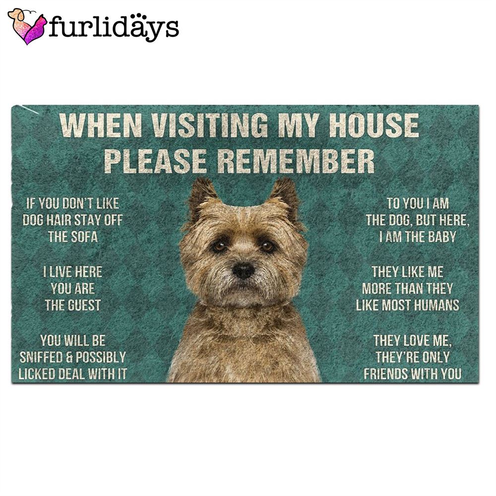 Cairn Terrier s Rules Doormat Funny Doormat Gift For Dog Lovers 2 Cairn Terrier s Rules Doormat Funny Doormat Gift For Dog Lovers 2