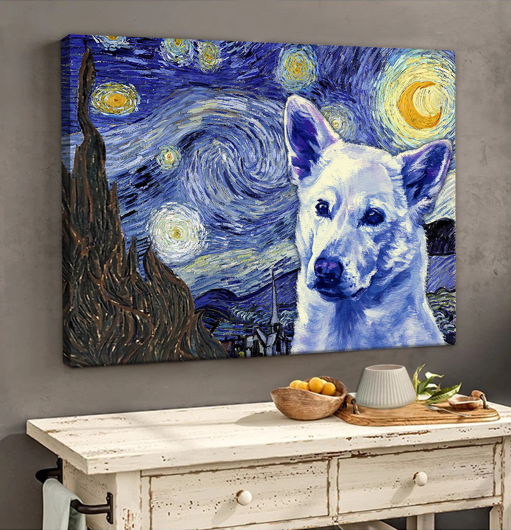 Canaan Dog Poster Matte Canvas Dog Wall Art Prints Painting On Canvas 2 Canaan Dog Poster Matte Canvas Dog Wall Art Prints Painting On Canvas 2