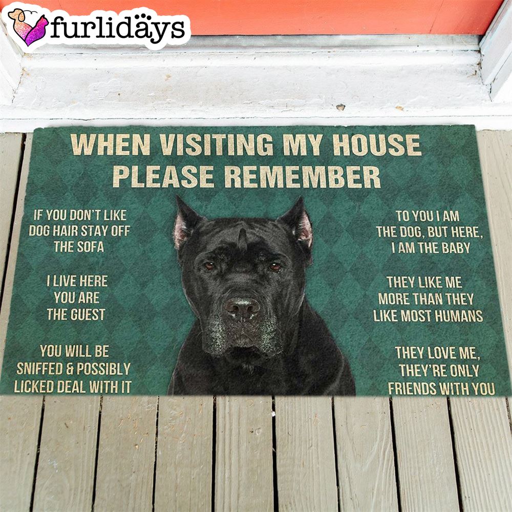 Cane Corso s Rules Doormat Xmas Welcome Mats Gift For Dog Lovers 1 Cane Corso s Rules Doormat Xmas Welcome Mats Gift For Dog Lovers 1