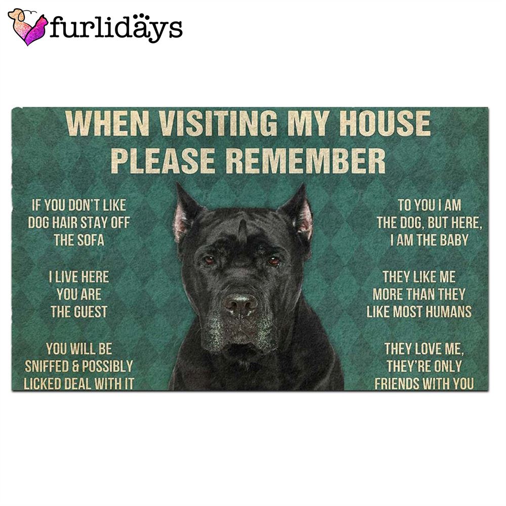 Cane Corso s Rules Doormat Xmas Welcome Mats Gift For Dog Lovers 2 Cane Corso s Rules Doormat Xmas Welcome Mats Gift For Dog Lovers 2