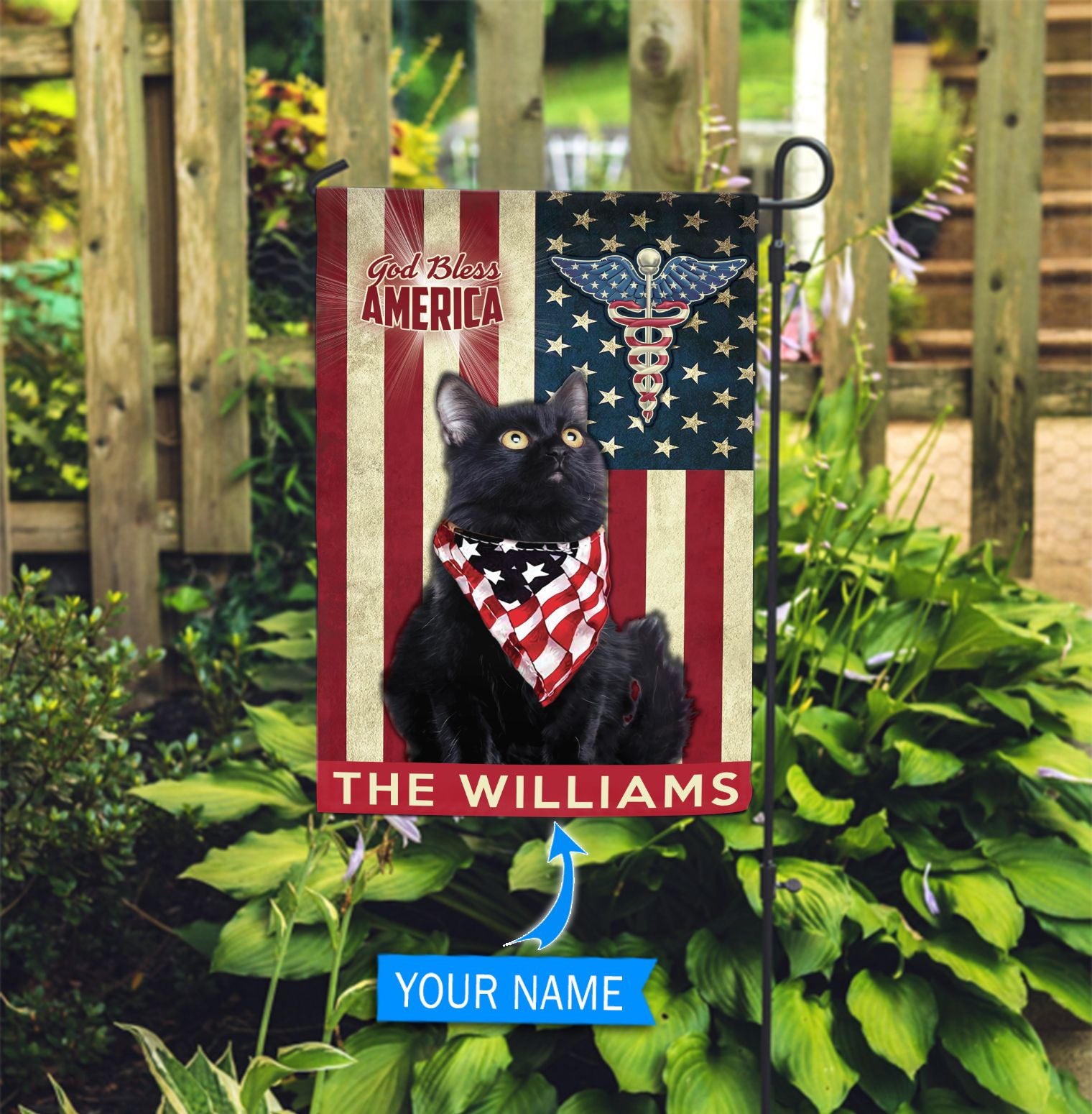 Cat Black Nurses Personalized Flag Custom Cat Garden Flags Cat Flag For House 3 Cat Black Nurses Personalized Flag Custom Cat Garden Flags Cat Flag For House 3