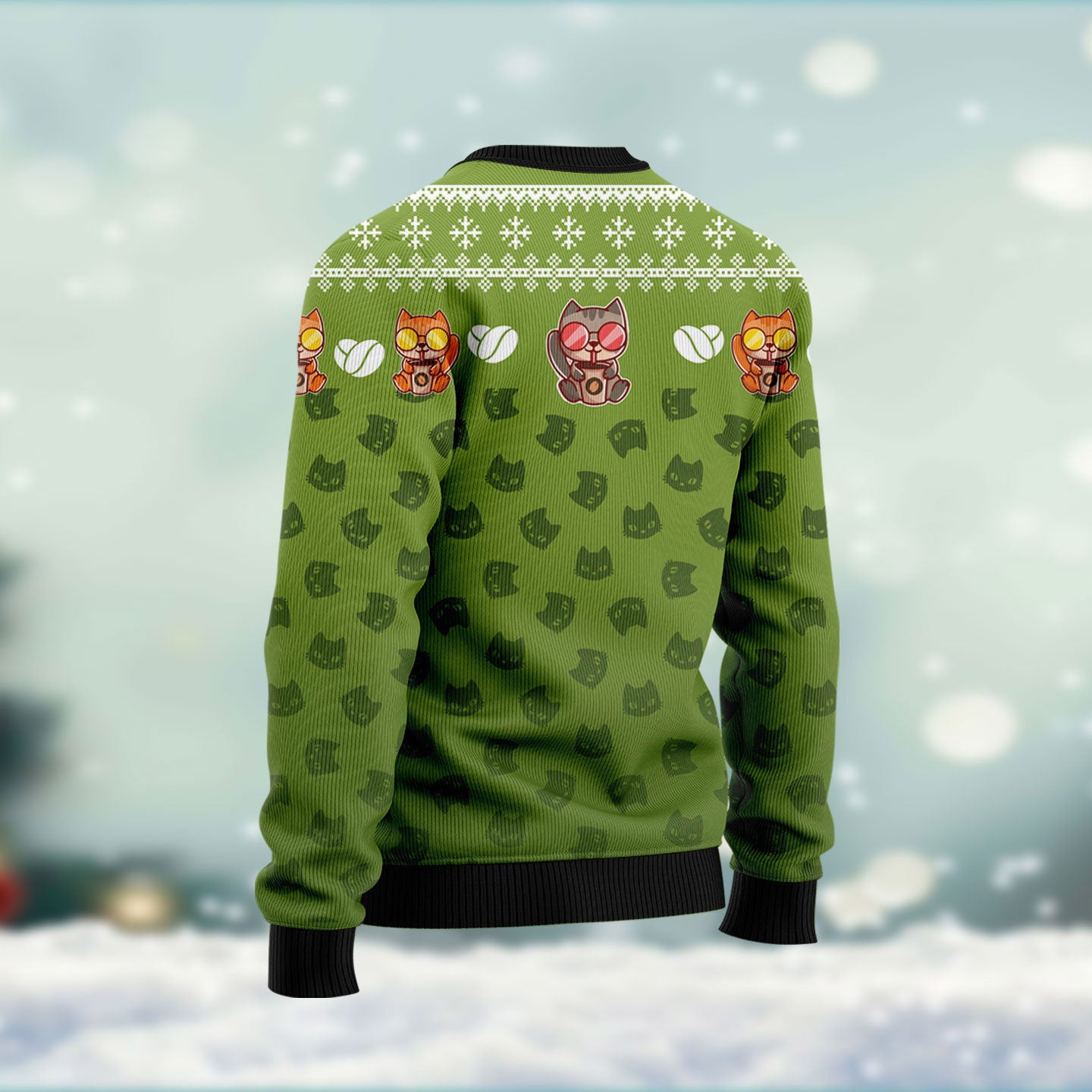 Cat Coffee Ugly Christmas Sweater Unisex Womens Mens Lover Xmas Sweater Gift Dog Memorial Gift 2 Cat Coffee Ugly Christmas Sweater Unisex Womens Mens Lover Xmas Sweater Gift Dog Memorial Gift 2