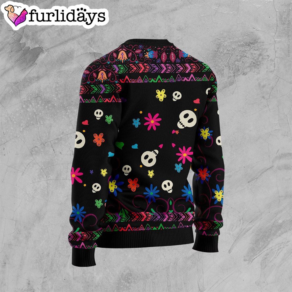 Cat Sugar Skull Ugly Christmas Sweater Lover Xmas Sweater Gift Dog Memorial Gift 2 Cat Sugar Skull Ugly Christmas Sweater Lover Xmas Sweater Gift Dog Memorial Gift 2