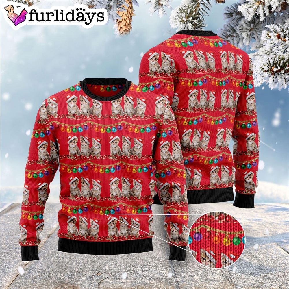 Cat Themed Kitten Ugly Christmas Sweater Xmas Gifts For Dog Lovers Gift For Christmas 3 Cat Themed Kitten Ugly Christmas Sweater Xmas Gifts For Dog Lovers Gift For Christmas 3