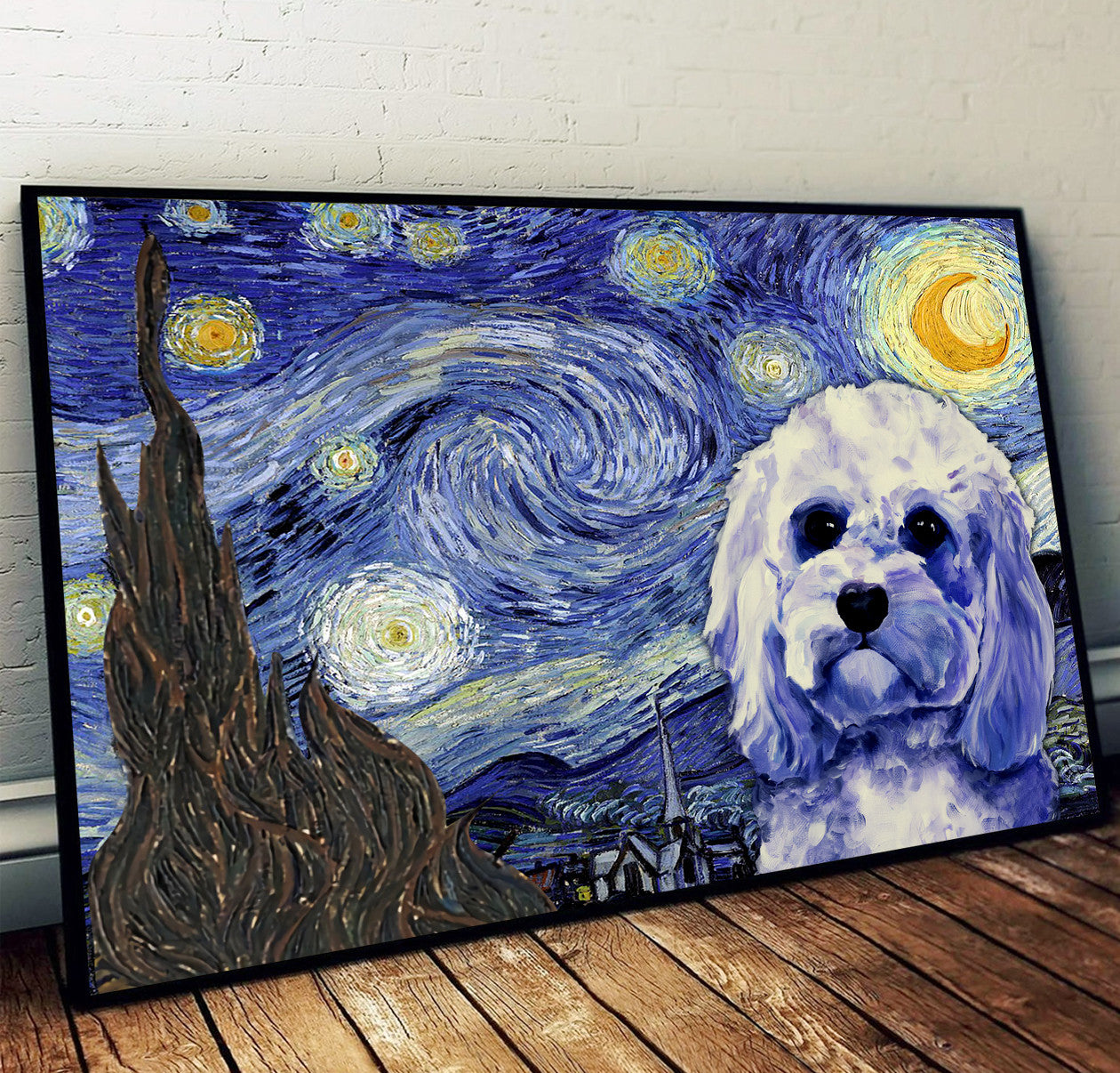 Cavachon Poster Matte Canvas Dog Wall Art Prints Painting On Canvas 1 Cavachon Poster Matte Canvas Dog Wall Art Prints Painting On Canvas 1