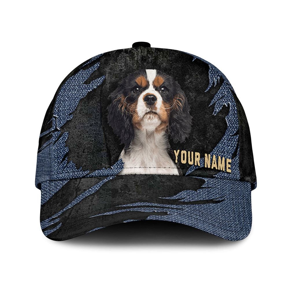 Cavalier King Charles Spaniel Jean Background Custom Name Cap Classic Baseball Cap All Over Print Gift For Dog Lovers 1 sl6t1d Cavalier King Charles Spaniel Jean Background Custom Name Cap Classic Baseball Cap All Over Print Gift For Dog Lovers 1 sl6t1d
