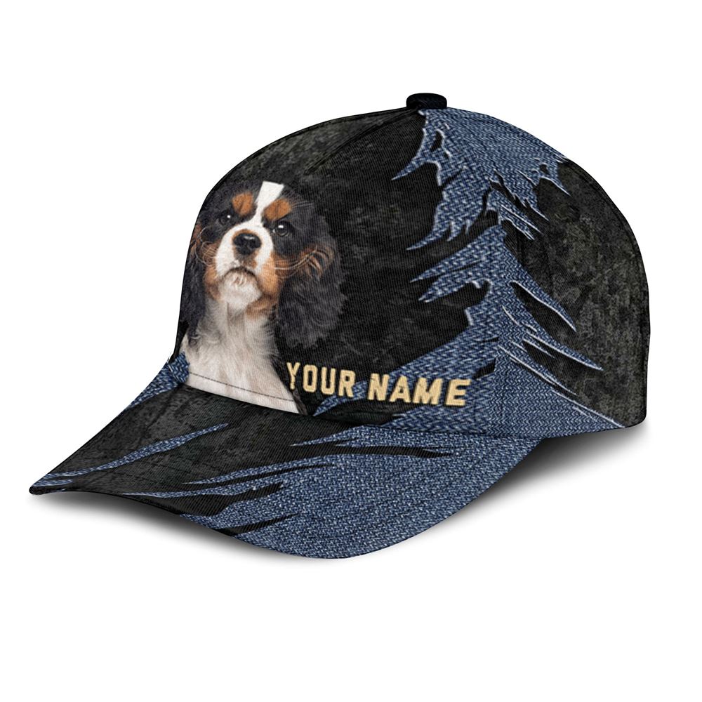 Cavalier King Charles Spaniel Jean Background Custom Name Cap Classic Baseball Cap All Over Print Gift For Dog Lovers 3 kge4xq Cavalier King Charles Spaniel Jean Background Custom Name Cap Classic Baseball Cap All Over Print Gift For Dog Lovers 3 kge4xq