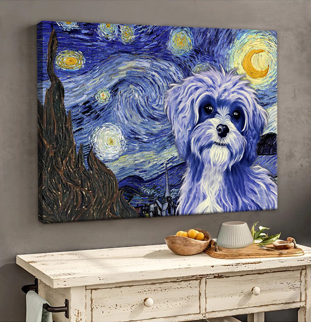 Cavapoo Poster Matte Canvas Dog Wall Art Prints Painting On Canvas 2 Cavapoo Poster Matte Canvas Dog Wall Art Prints Painting On Canvas 2