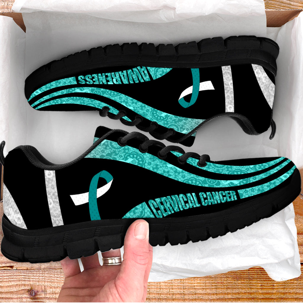 Cervical Cancer Awareness Shoes Shoes Holowave Sneaker Walking Shoes Best Gift For Men And Women Malalan 2 Cervical Cancer Awareness Shoes Shoes Holowave Sneaker Walking Shoes Best Gift For Men And Women Malalan 2