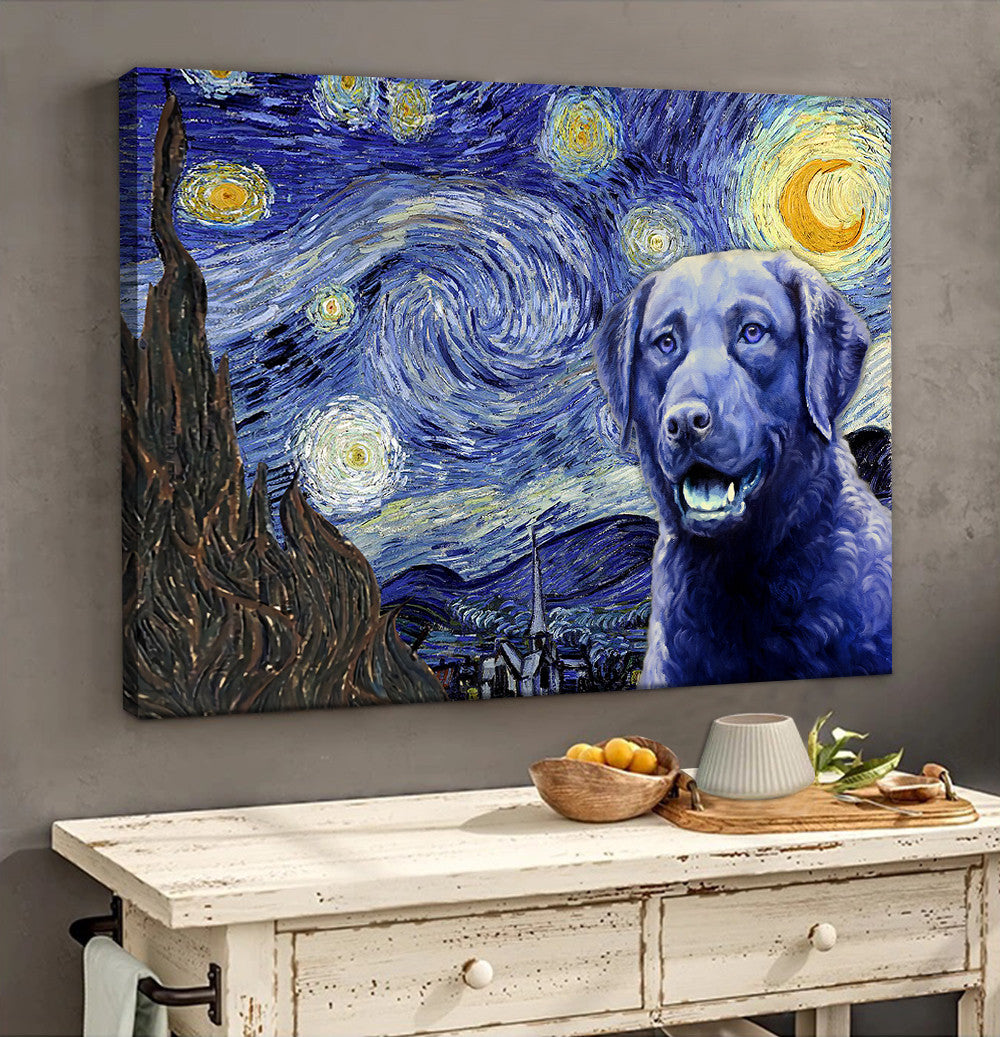Chesapeake Bay Retriever Poster Matte Canvas Dog Wall Art Prints Painting On Canvas 2